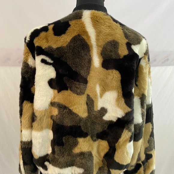 Bagatelle Multicolor Faux Fur Lined Jacket NWOT Women's Size Large - Picture 13 of 16